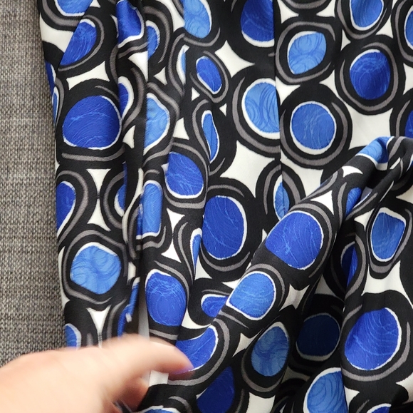 ALXY Shift V neck Knee Length Sleeveless Retro Dress Size 12 - Picture 6 of 12